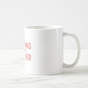 Caneca De Café Forte como mãe - Dando poder para a mãe