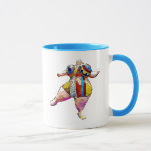 Caneca de café forte da senhora Dança de Lipoede