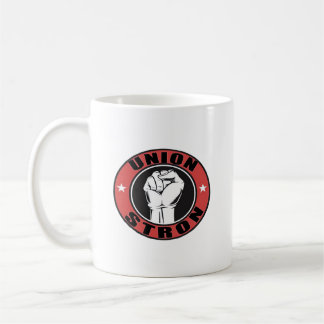Caneca De Café Forte Dia do Trabalho da Bandeira Americana