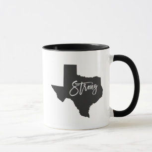 Caneca de café forte do alivio de Texas Harvey