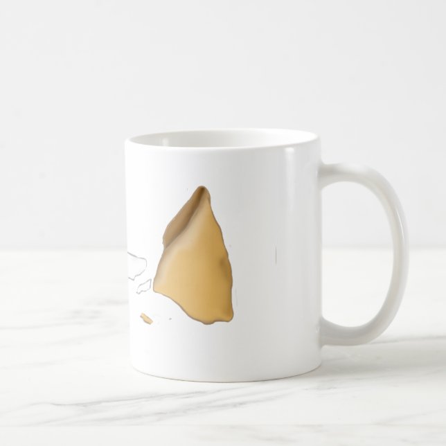 Caneca De Café Fortune Cookie - Escreva seu próprio texto (Direita)
