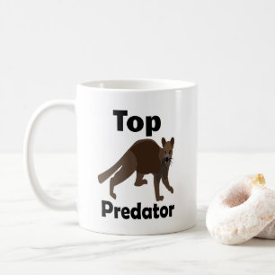 Caneca De Café Fossa Carnívoro Predador de Madagascar