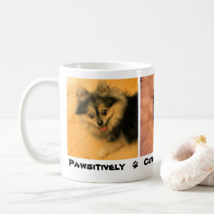 Caneca De Café Foto bonito e adorável de Pawsitively do cão de