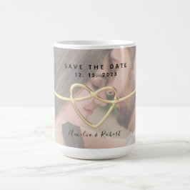 Caneca De Café Foto Casamento Save The Date
