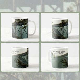 Caneca De Café Foto Cênica da Ponte New River Gorge