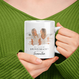 Caneca De Café Foto com Borrão na Moda | Você Será Minha Dama de 