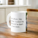 Caneca De Café Foto como Pai Como Filha ou Filho<br><div class="desc">Celebrar o vínculo especial entre pai e criança com nosso coração "Como Pai, Como Filha ou Filho" Coffee Mug. Essa caneca personalizada captura a essência da conexão única compartilhada entre um pai e seu filho, fazer-a como presente perfeito para Dia de os pais, aniversários ou qualquer ocasião. Feita com cuidado,...</div>