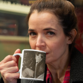 Caneca De Café Foto da Cabine do Avião de Amelia Earhart 1937