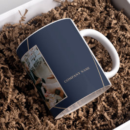 Caneca De Café Foto da Companhia Geométrica Mocha Beige Happy Hol