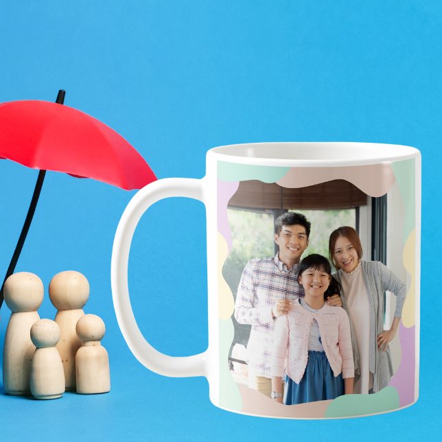Caneca De Café Foto da Família Personalizada Reprodutiva (Criador carregado)