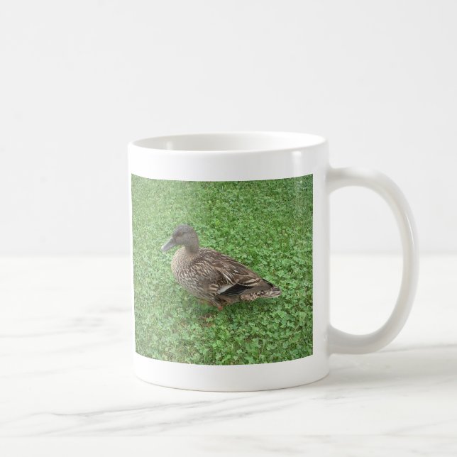Caneca De Café Foto da fêmea do pato do pato selvagem (Direita)