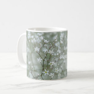Caneca De Café Foto da Flor da Planta Respiração de Bebê Com Nome