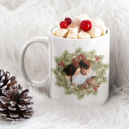 Caneca De Café Foto da Frota de Natal Personalizada