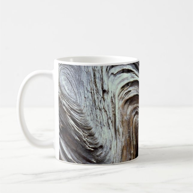 Caneca De Café Foto da madeira lançada costa (Esquerda)