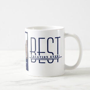 Caneca De Café Foto da Melhor Férias Familiares