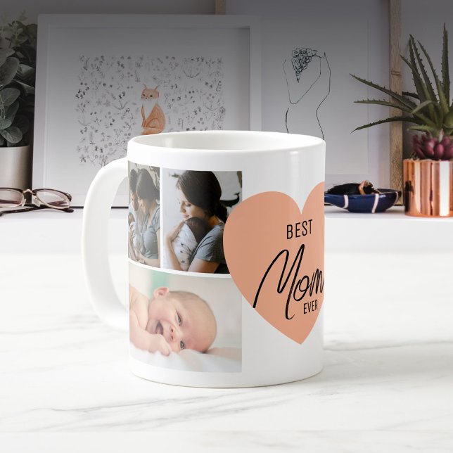 Caneca De Café Foto da Melhor Mãe Moderna (Criador carregado)