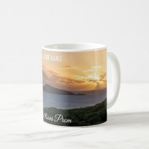 Caneca De Café Foto da Paisagem Natural do Oceano de Verão Sunset
