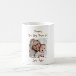 Caneca De Café Foto da Vovó Melhor Capítulo Neto