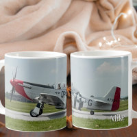 Foto de avião antigo P-51 Mustang Custom Legal