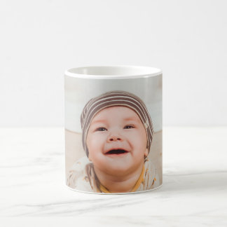Caneca De Café Foto de Bebê com Nome Personalizado Lembrança