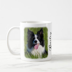 Caneca De Café Foto de Cachorro com Nome Personalizado e Cotação 