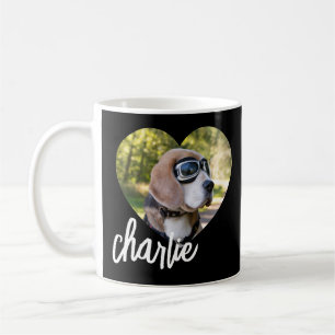 Caneca De Café Foto de cachorro de estimação personalizada em cor