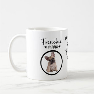 Caneca De Café Foto de Cachorro Personalizado, mãe francesa