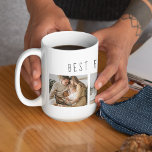 Caneca De Café Foto de Colagem Moderna e Melhor Família Nunca Mel<br><div class="desc">Apresentando a Foto de Colagem Moderna e a Melhor Família Alguma Vez em Texto, uma forma única e personalizada de celebrar o amor e a alegria de sua família. Este presente especial combina a beleza de uma colagem personalizada de fotos com uma mensagem sincera para criar uma lembrança memorável que...</div>