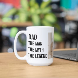 Caneca De Café Foto de Colagem Moderna | Presente de Pai