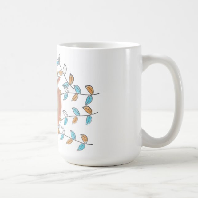 Caneca De Café Foto de Coruja de Taça (Direita)