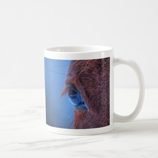 Caneca De Café Foto de Equino Chestnut Horse (Direita)