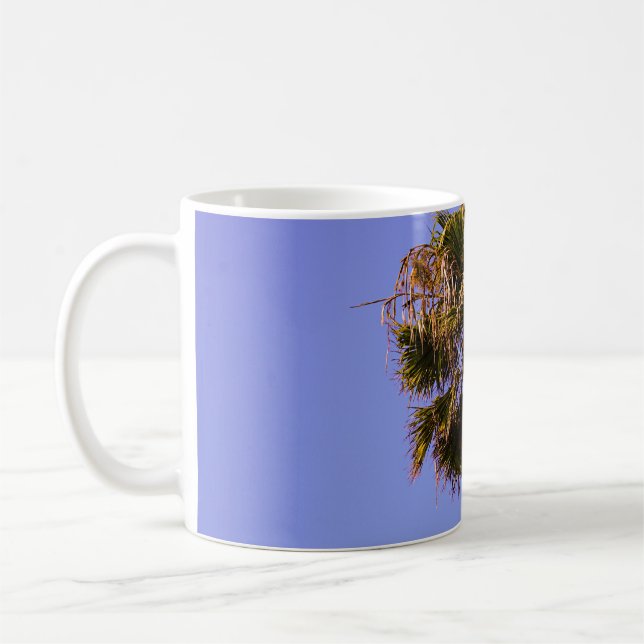 Caneca De Café Foto de foco suave da árvore verde (Esquerda)
