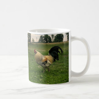 Caneca De Café Foto de Frango na Fazenda
