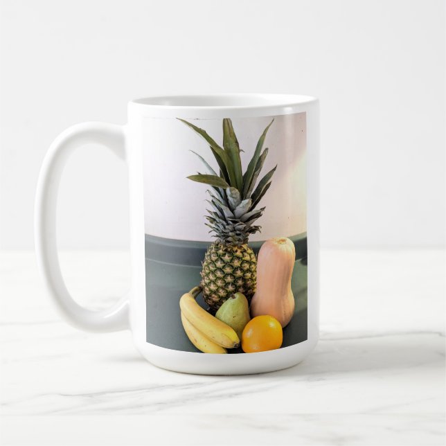 Caneca De Café Foto de Fruta com Proverbs Bíblia Verse Christian (Esquerda)