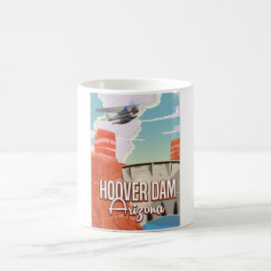 Caneca De Café Foto de Hoover Dam Nevada Arizona Vintage