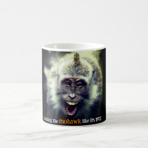 Caneca De Café Foto de macaco engraçado