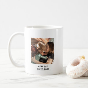 Caneca De Café Foto de Mãe Personalizada Estabelecida