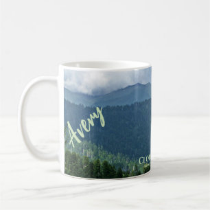 Caneca De Café Foto de Montanha do Enfumaçado Trendy Kuwohi atual