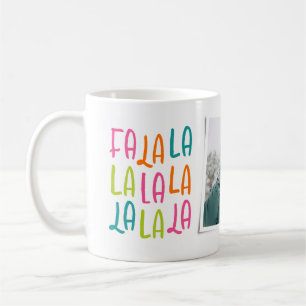 Caneca De Café Foto de Natal brilhante e divertida feliz