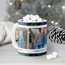 Foto de Natal Personalizada para marinho e Xadrez 
