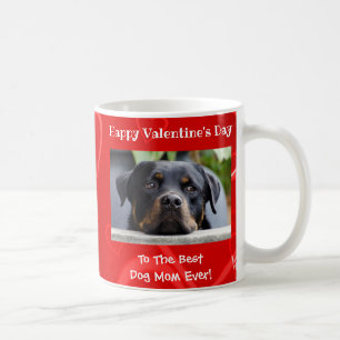 Caneca De Café Foto de Pet Personalizada do Coração do Melhor D