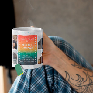 Caneca De Café Foto de Retro Sunset Sr. e Sra. 30 Aniversário