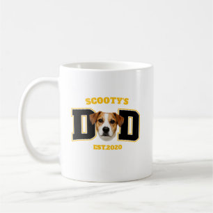 Caneca De Café Foto de rosto de animal de estimação personalizada