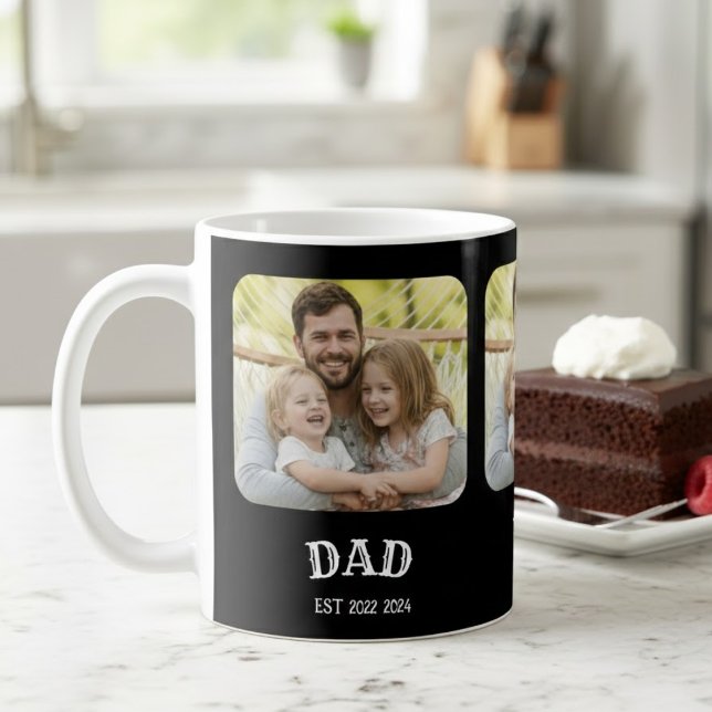 Caneca De Café Foto de Roteiro Estabelecido pelo Pai (Criador carregado)
