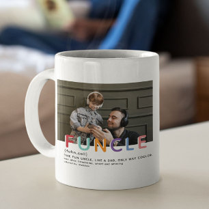 Caneca De Café Foto de Tipografia Moderna e Fofa de Tio