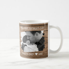 Caneca De Café Foto do bebê do primeiro Dia de os pais Novo papai