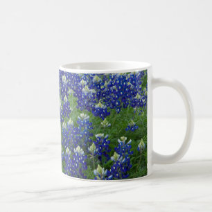 Caneca De Café Foto do campo dos Bluebonnets de Texas