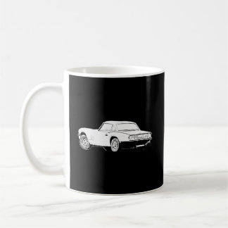 Caneca De Café Foto Do Carro De Esporte Clássico Triumph Spitfire