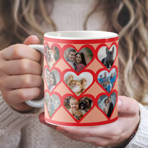 Caneca De Café Foto do Coração Personalizada