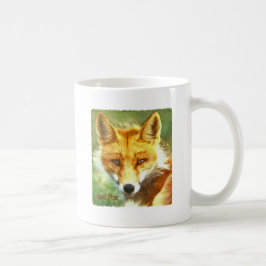 Caneca De Café Foto do Fox vermelho